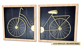 074-CYCLE CADRE DECO  WHITE MEW1125